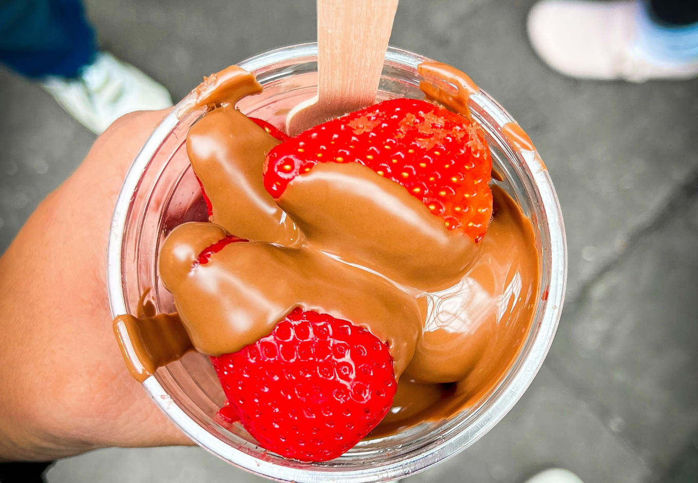 Wimbledon strawberry and chocolate