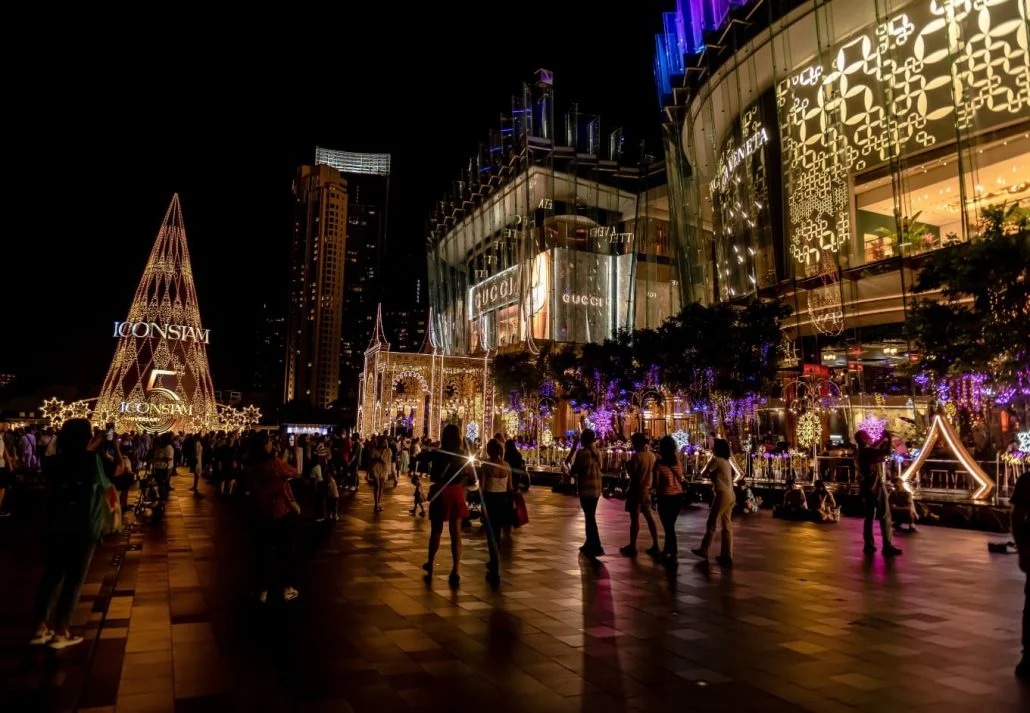 Christmas in Bangkok - Siam Area lights