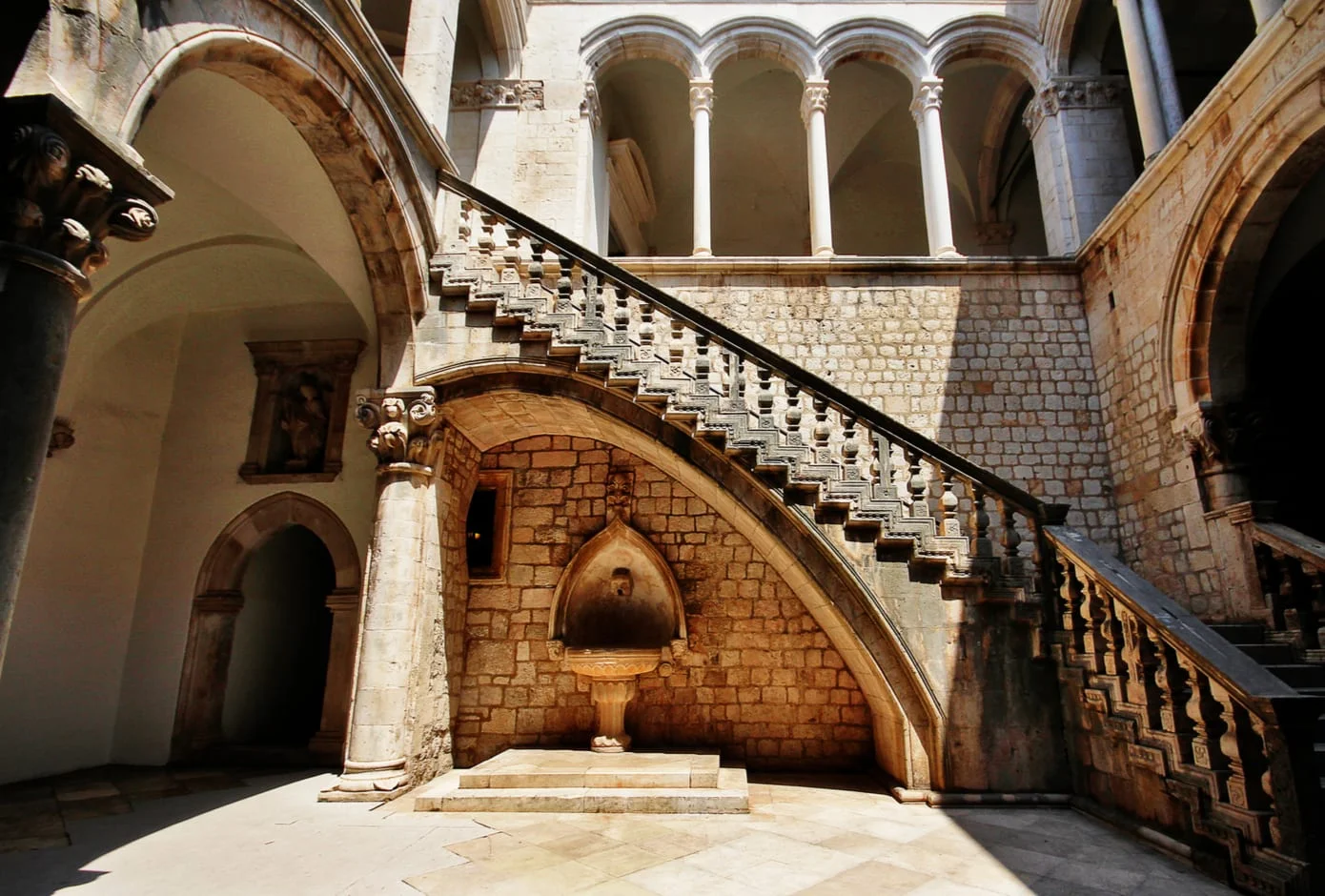 Rector's Palace interiors in Dubrovnik, Croatia 
