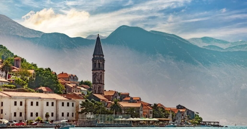The Budva riviera, in Montenegro.