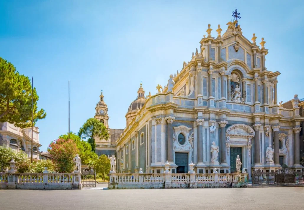 Saint Agatha Cathedral in Piazza Duomo, Catania