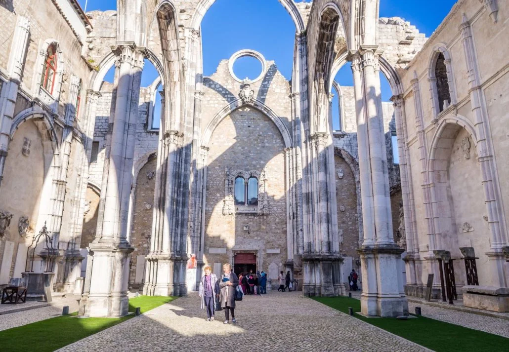 Lisbon in December - Carmo Convent