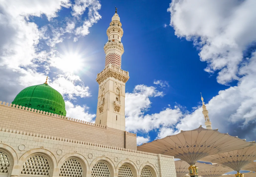 Medina Mosque Green Dome