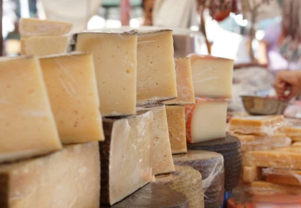 Cheese market.