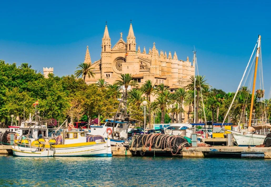 Palma Cathedral Mallorca, Spain.