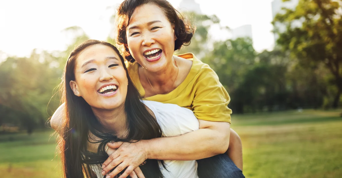 hanging out with your mother