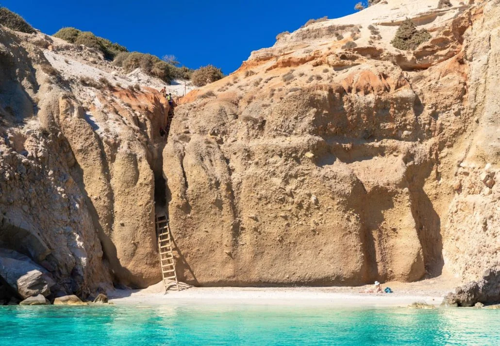 Secret Beaches in Europe - Tsigrado Beach, Milos, Greece