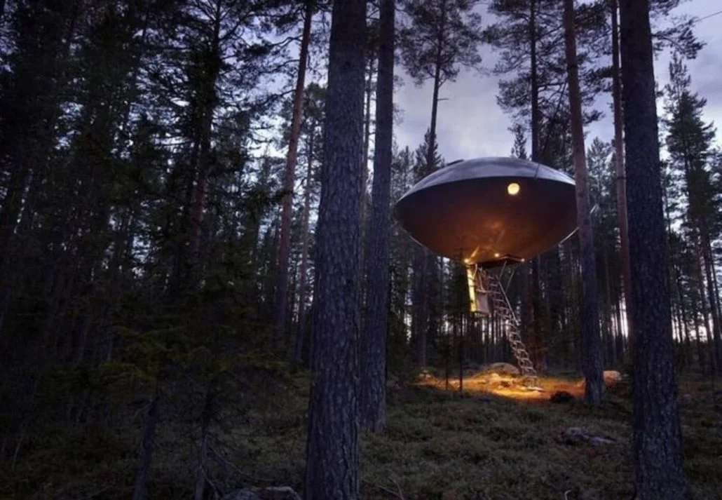 Unusual hotels around the world - Tree Hotel Sweden