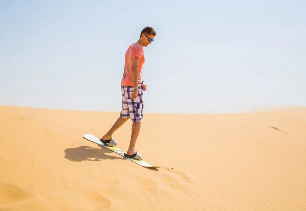 Adventure Sports In Dubai - Sandboarding