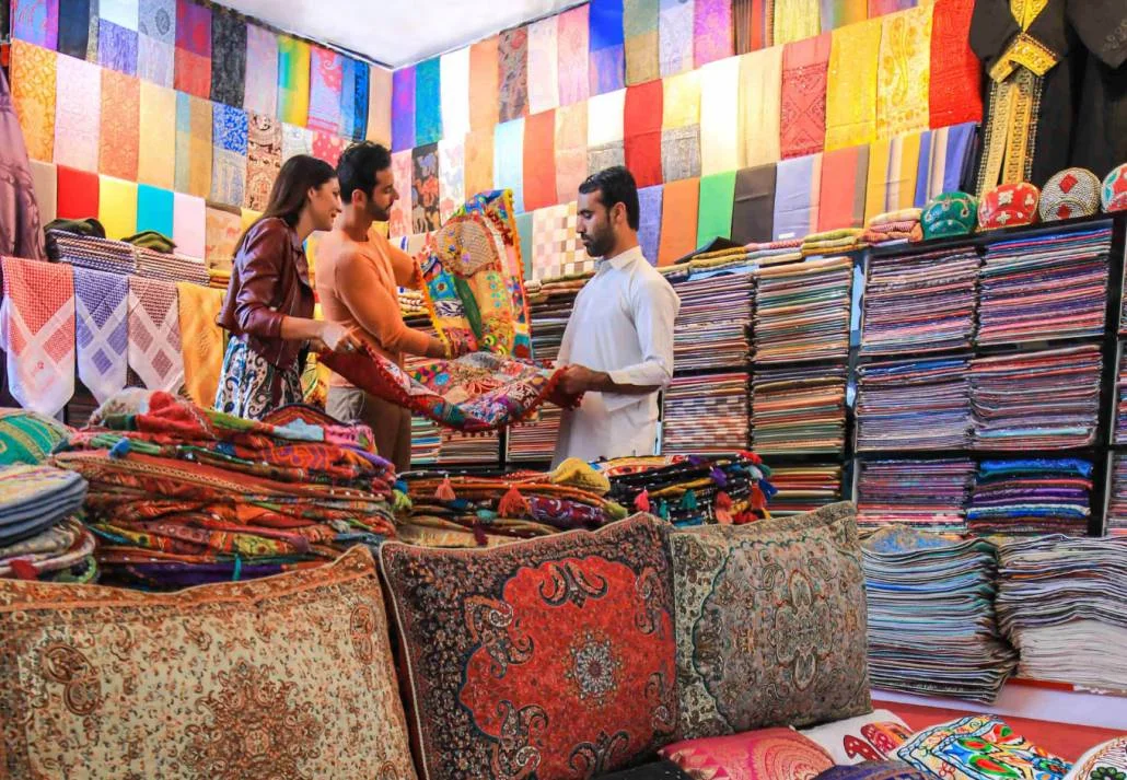 Local markets in Dubai - Textile Souk