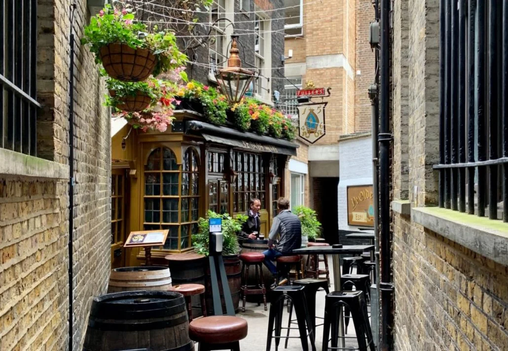 Best pubs in London - Ye Olde Mitre, in London, UK.