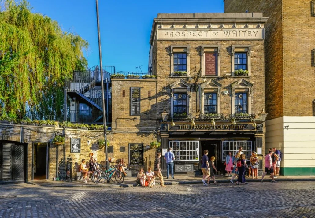 Best pubs in London - Prospect of Whitby, in London, UK.