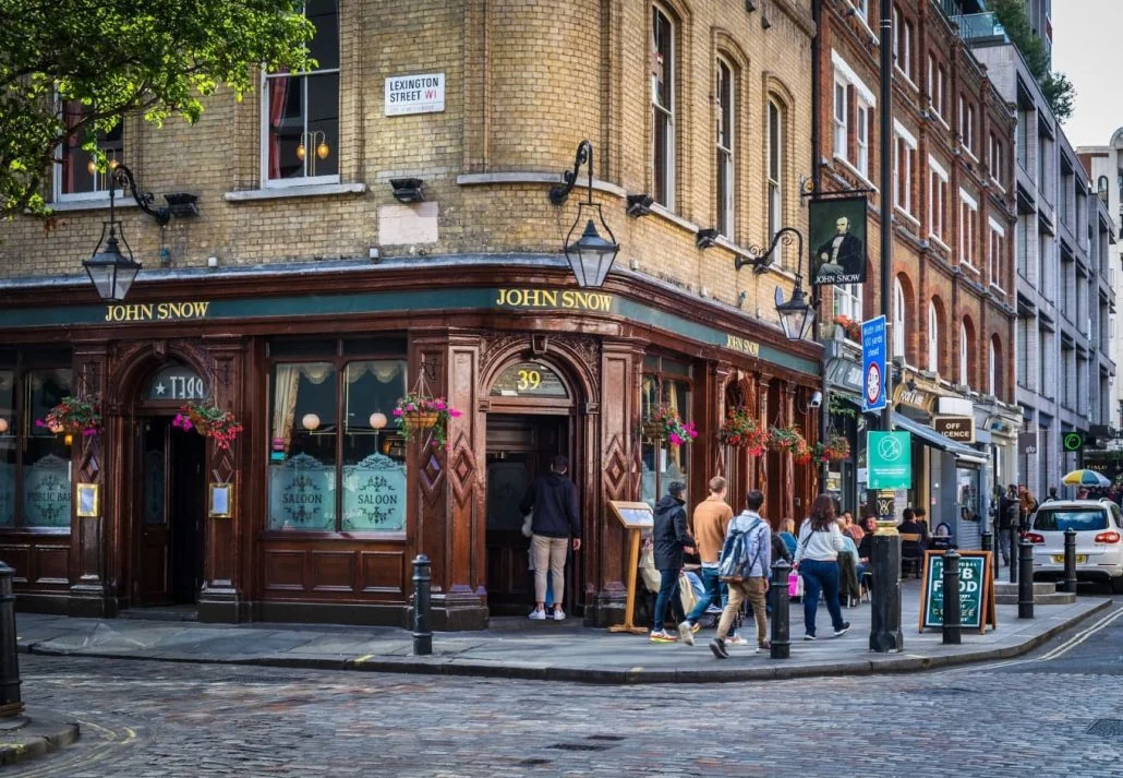 Best pubs in London - John Snow Pub, London, UK.