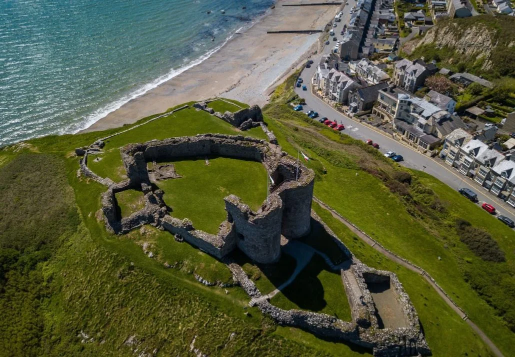 Criccieth Castle, Wales, UK.
