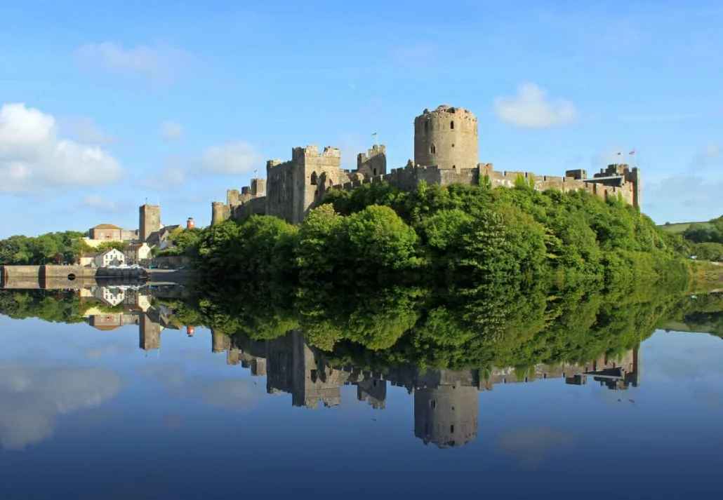 Pembroke Castle, Wales, UK.