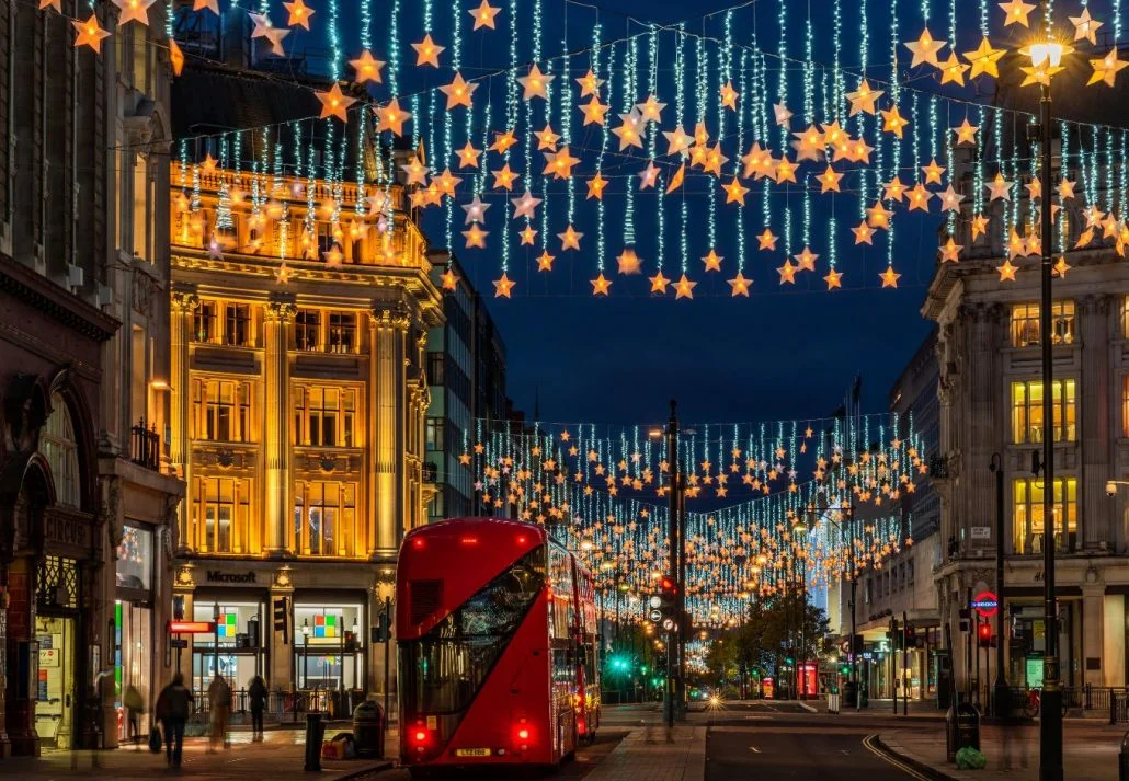 London Christmas lights