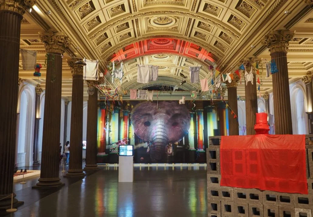Inside of the Gallery Of Modern Art Glasgow, Scotland.
