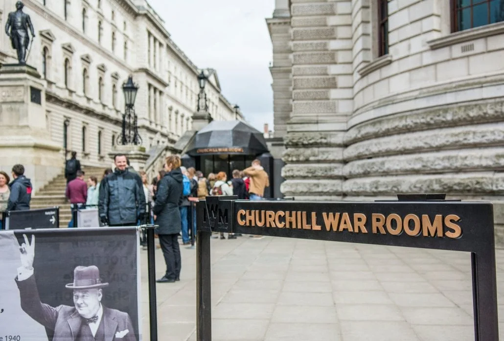 London Attractions - The Churchill War Rooms, one of London's Imperial War Museums.