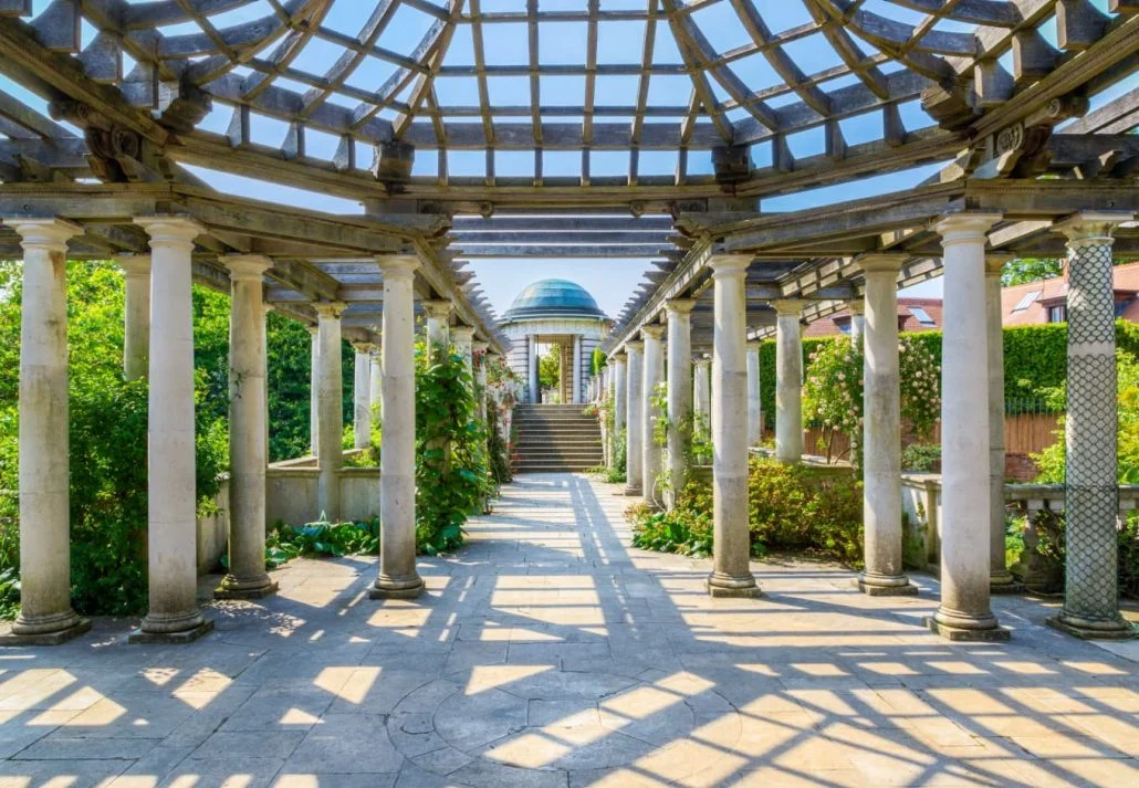 Hidden Gems In London - Hampstead Pergola, in London, England.