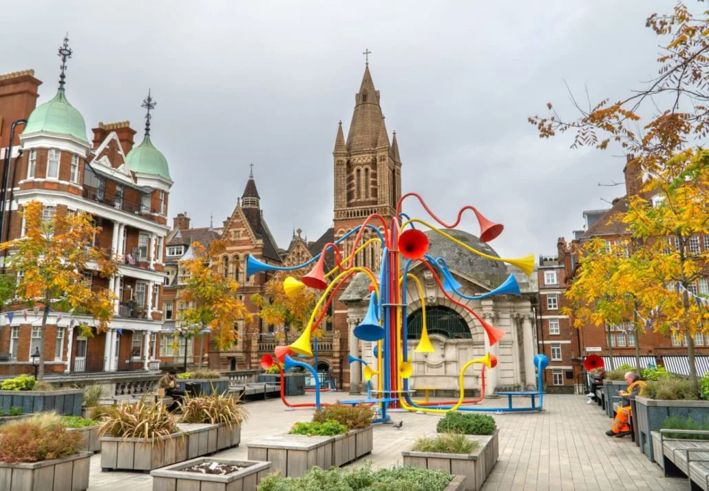 Hidden Gems In London - Brown Hart Gardens, London, England.