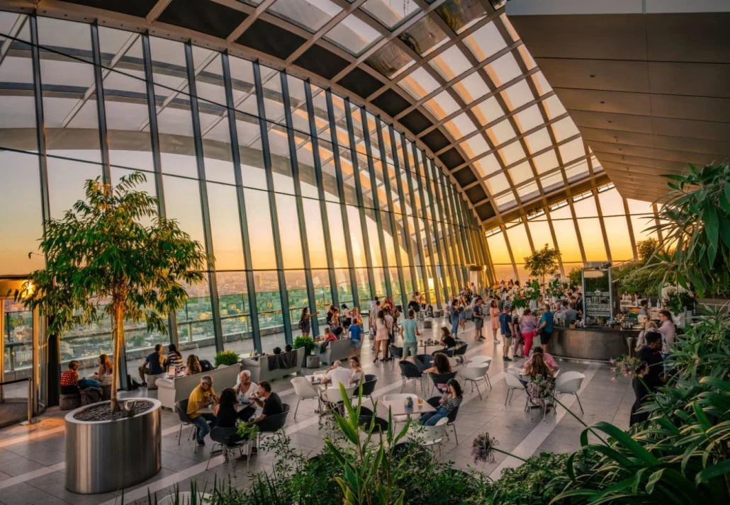 Hidden Gems In London - Sky Garden, in London, England.