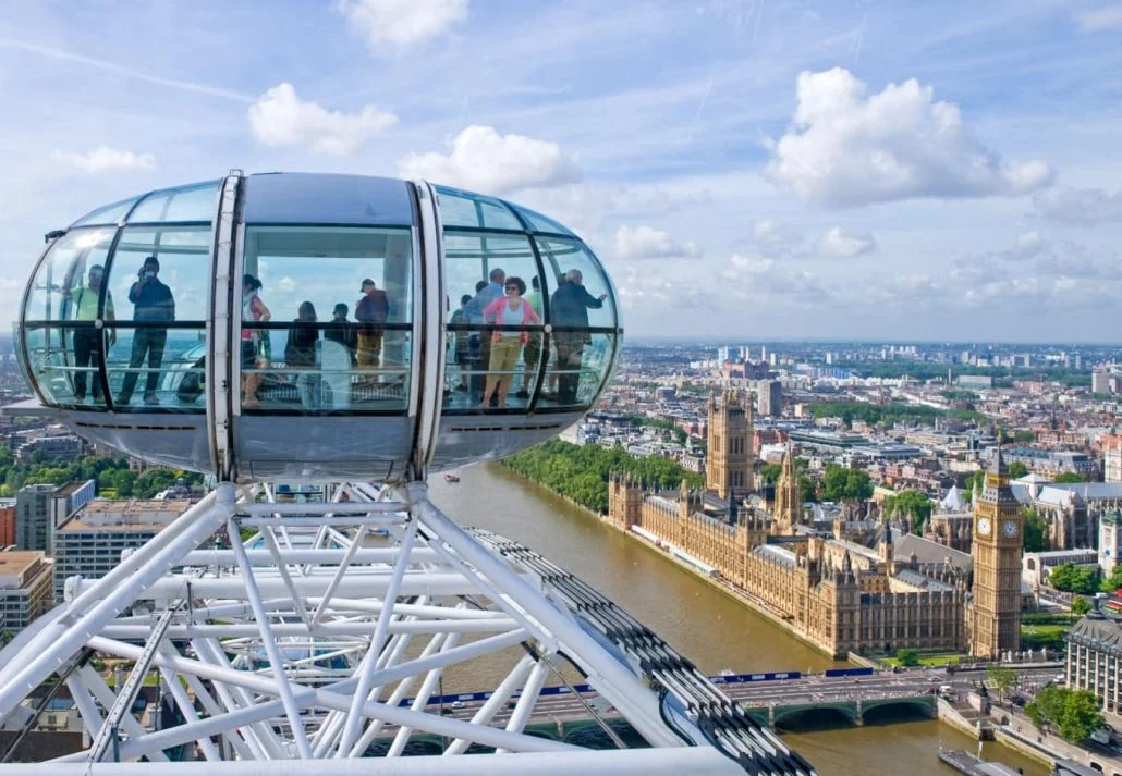 Things to do in London with kids - London Eye pod