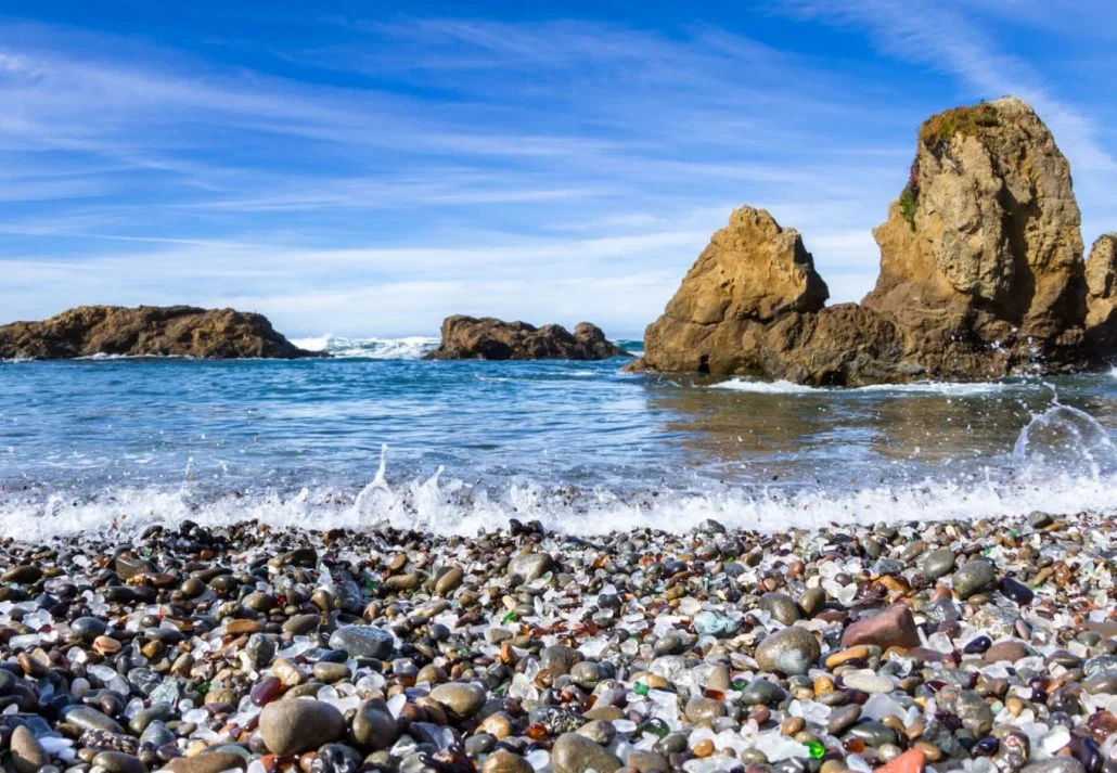 Glass Beach, Fort Bragg, California.