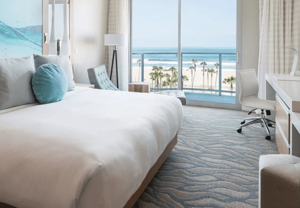 Suite of the Paséa Hotel & Spa, Huntington Beach, California.