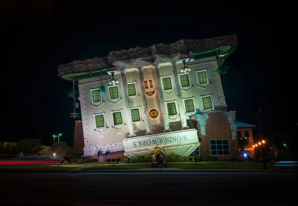 The WonderWorks building in Orlando, Florida.