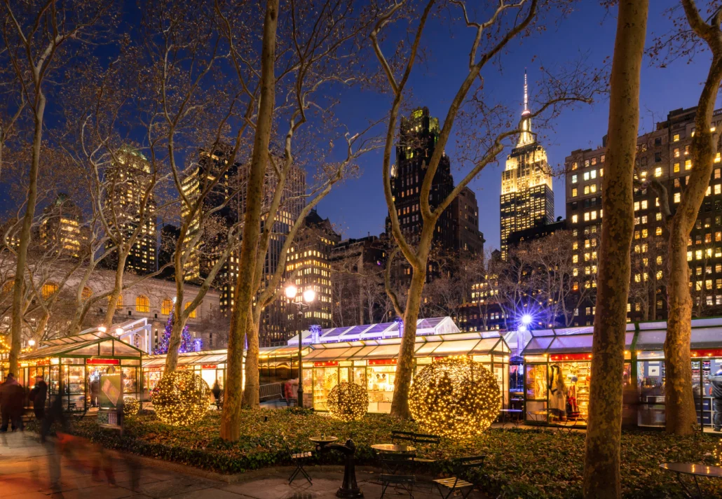 Winter Village, Bryant Park